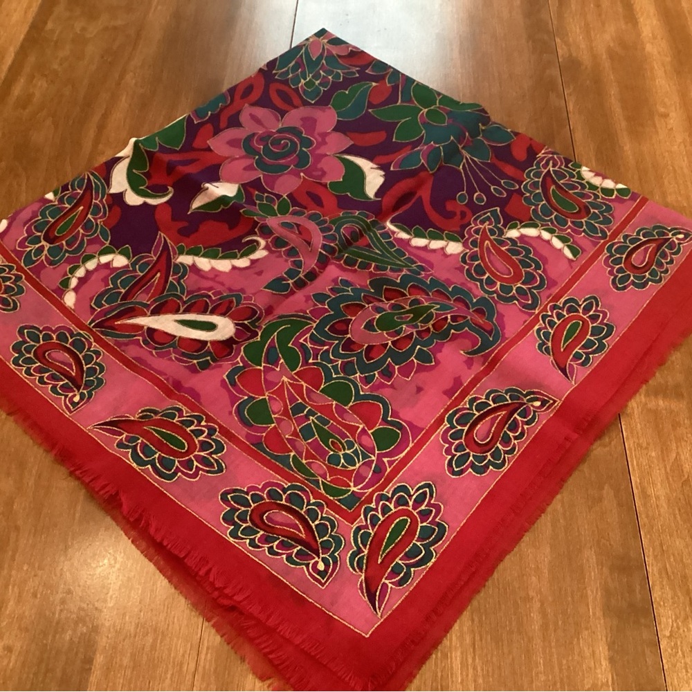 Vintage wool scarf